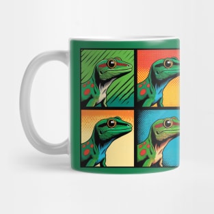 Giant Day Gecko Pop Art - Cool Lizard Mug